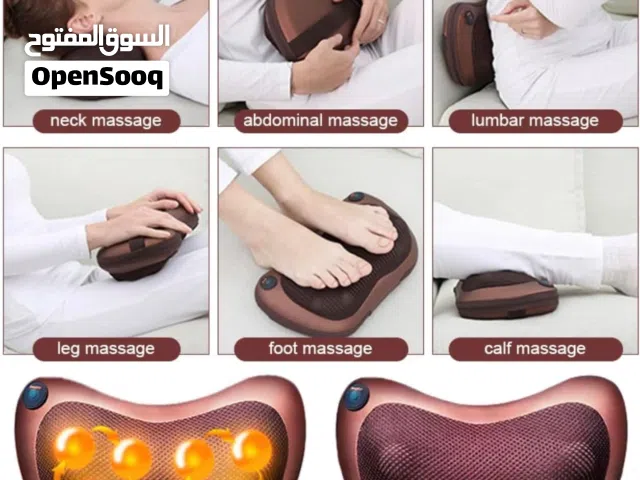 وسادة مساج كهربائية قوية  تخفف ألم الرقبة والظهر في دقائق – تدفئة واسترخاء فوري