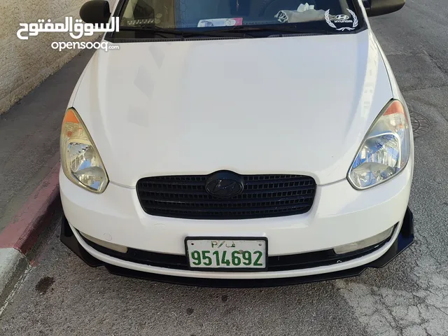 هونداي فيرنا موديل 2008 فحصها ألف  ماتور 1400cc افحص وين بدك