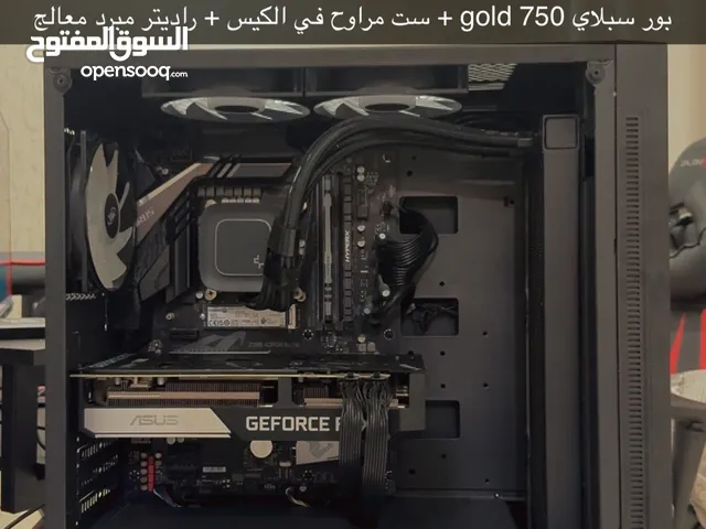 بي سي كمبيوتر قيمنق احترافي اداء قوي جداً و نص القطع جديده Gaming Pc نظيف (اضائاتRgb)
