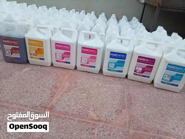 شامبوهات ومعقمات تشكيله 250 قلن كل قلن 5 لتر شرا يرن