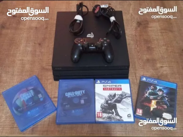 PlayStation 4 Pro – Gaming Bundle! (Price Negotiable!) بلايستيشن 4 برو - حزمة العاب مثاليه!