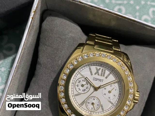 ساعه ستاتي نوع Esprit جديده بالكرتونة