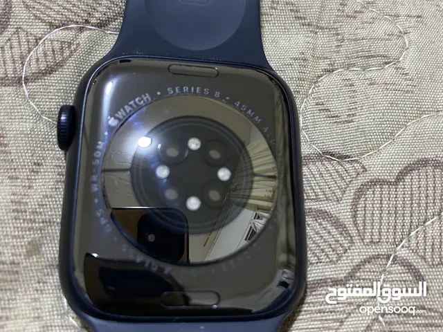Apple Watch Series 8 (45mm ساعة ايفون الاصدار الثامن قياس 45 مستعملة بطارية 100٪؜