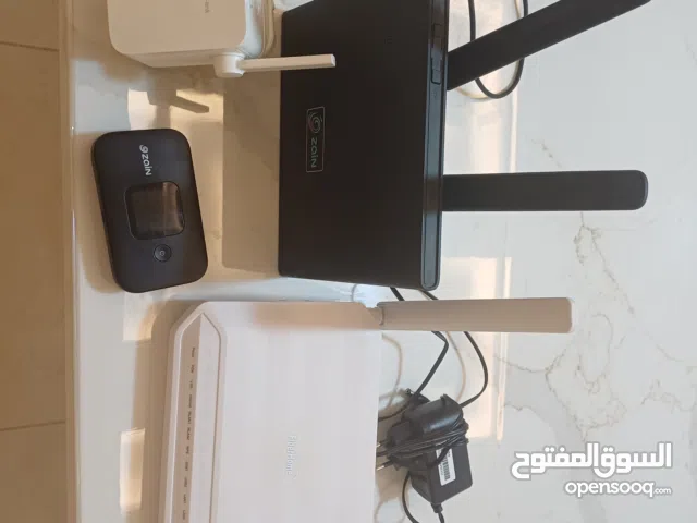 راوتر فايبر وراوتر 4G ومقوي شبكات ومافاي