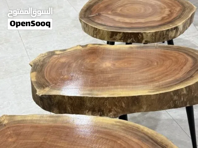طاولات خشب الشريش100%