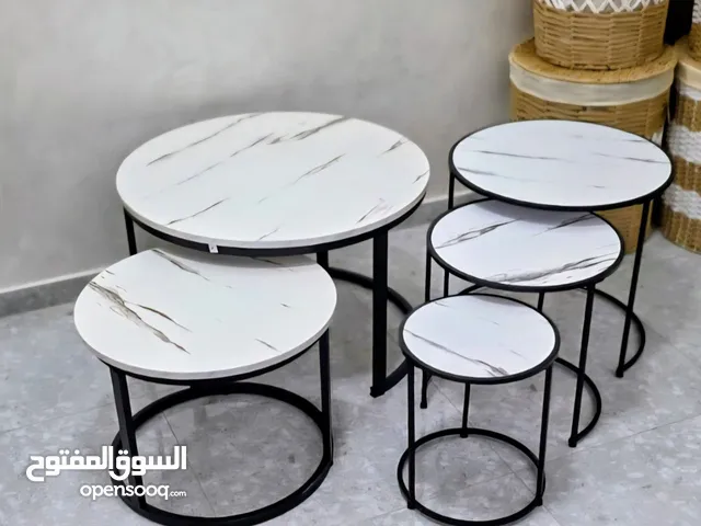 طقم طاولات متداخله مودرن عملية وانيقة بتصاميم عصرية توفر لك مساحه  عملية وديكور انيق بنفس الوقت