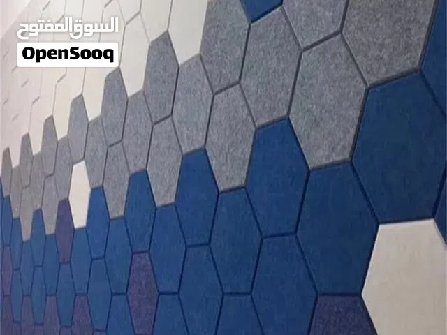 عازل صوتي ديكور سداسي الشكل