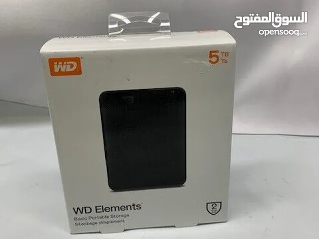 هارد خارجي 5 تيرا شبه جديد في الكرتون استخدم بسيط 115$