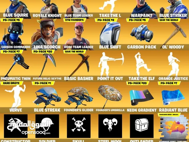 للبيع حساب فورت نايت نادر و 4000 فيبوكس سيزن 3 و 2 / fortnite account rare s2 and s 3 and 4000vb
