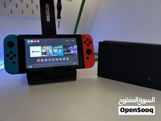 Nintendo switch V2 نضيه نسخة الأمانية جاي من برا