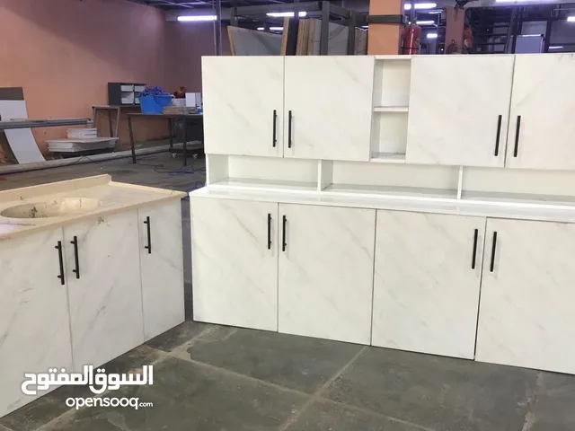 كاونتر خشب mdf قياس مترين مع سنك مترو20