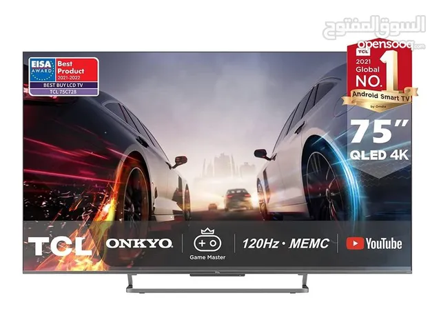 New 75 TCL TV ( 75C728) for Sale with 3 Month warranty