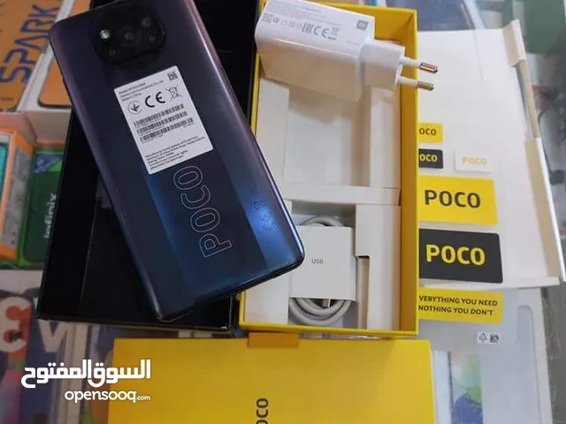 شاومي poco X3 pro رام 8 واضافه 3 جيجا 256 أغراضة والكرتونه الأصلية ومتوفر توصيل