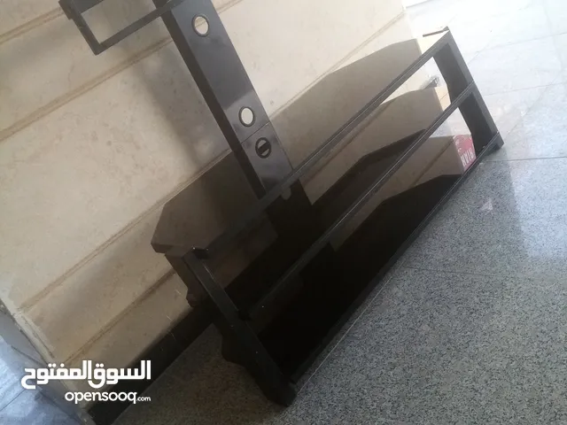 طوله زجاج مع حامل لشاشه تليفزيون