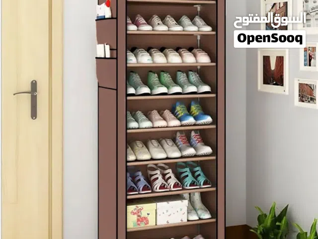 خزانة تخزين الاحذية، خزانة احذية من 10 طبقات مقاومة للغبار لتنظيم الاحذية