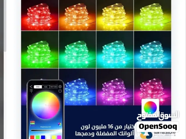 ضوء ليد متعدد الألوان يتغير بالصوت 10 متر SMART FAIRY LIGHTS IC-RG