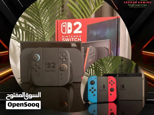Nintendo Switch 2 & Nintendo Switch  OLED 256 giga معدل الجهازين بحاله الوكالة والجديد