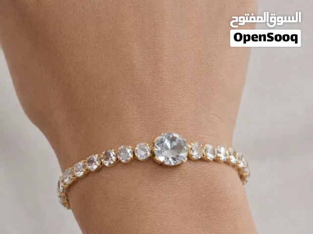 اساور مطليه فص زركون