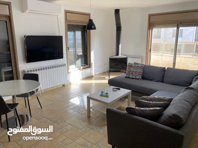 100 m2 2 Bedrooms Apartments for Rent in Ramallah and Al-Bireh Ein Munjid