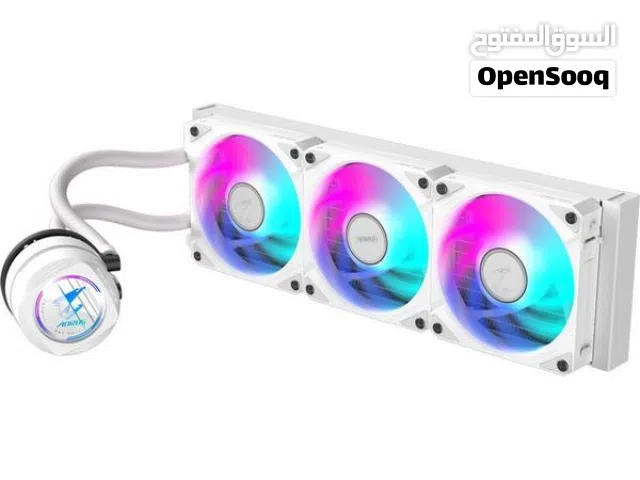 مبرد مائي ابيض 360 Aorus Waterforce II Ice مع ضمان