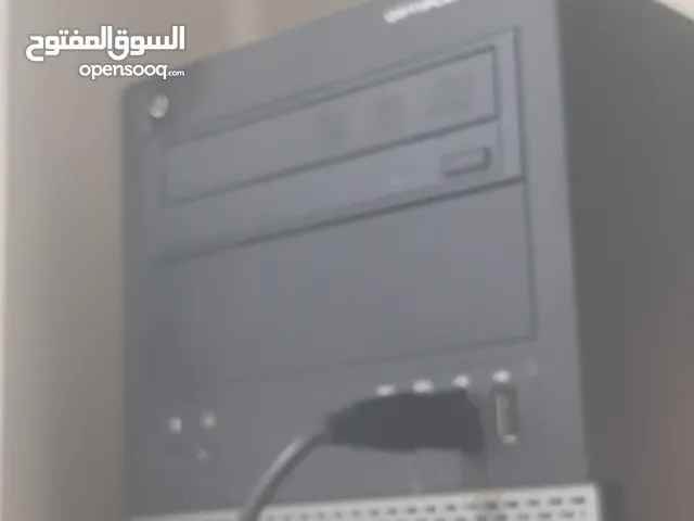 كمبيوتر مكتبي(PC) مع شاشه وكيبور وماوس وماوس باد كيبورد سوتش ازرق معالج إنتل كور i7 من الفئه الرائده