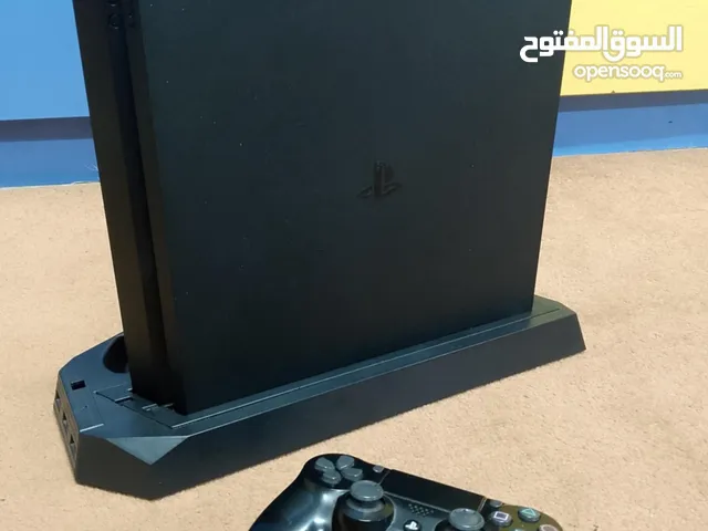 جهاز PS4 slim مع يد تحكم Dulashock4، مساحة 1TB تخزين، المواصفات بالوصف ...........