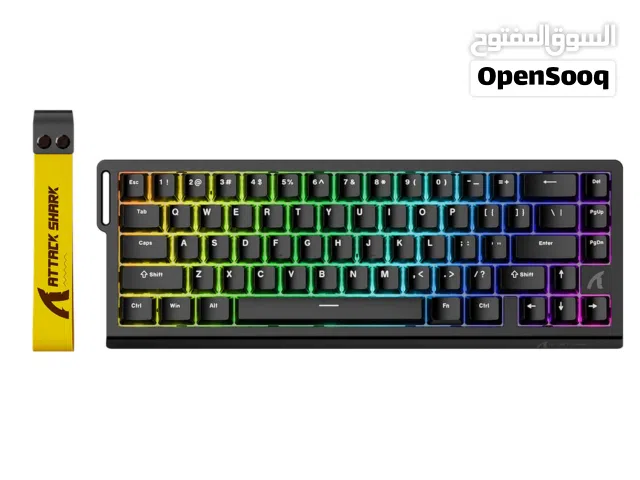 لوحة مفاتيح(كيبورد) ATTACK SHARK X68 HE ذات الزناد السريع والمفاتيح المغناطيسية Attack Shark X68 HE