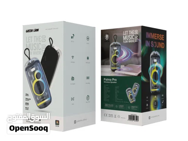 مكبر صوت لاسلكي من جرين ليون مع إضاءة RGB مقاومة للماء
