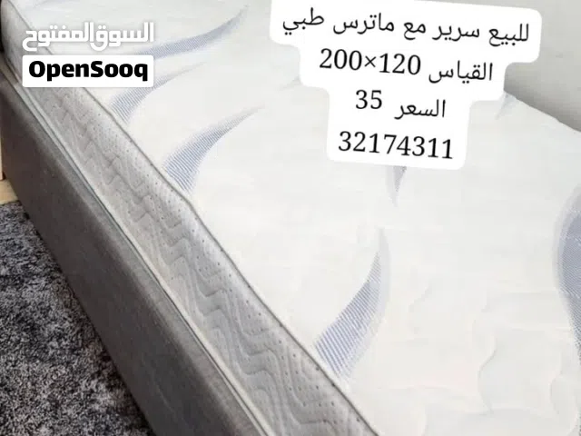 سرير قياس 120×200 مع ماترس طبي
