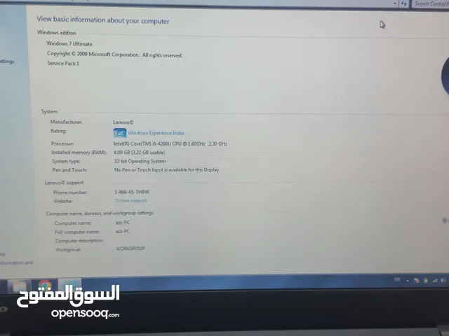 Windows Lenovo for sale  in Irbid