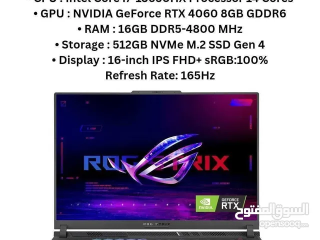 ASUS ROG STRIX G16 Gaming Laptop New