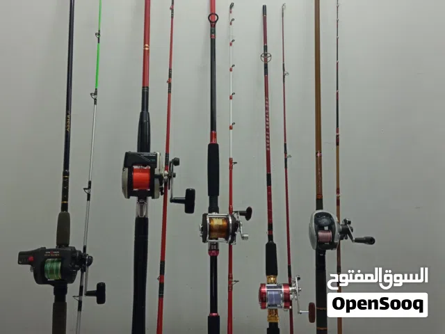 سنارات صيد سمك وارد اليابان Daiwa اوفر عيد لصيد المركب دايوا وشيمانو ويروبى واوليمبك وغيرها