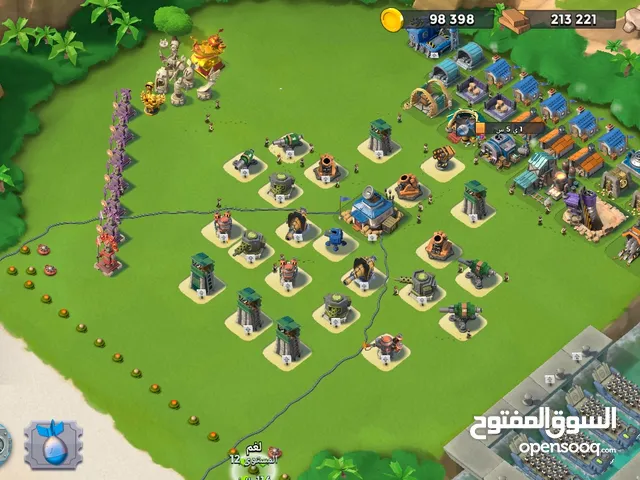 حساب لعبة بوم بيتش boom beach مستوى 40 للبيع ملاحظه الرقم مفصول التواصل عبر السوق المفتوح
