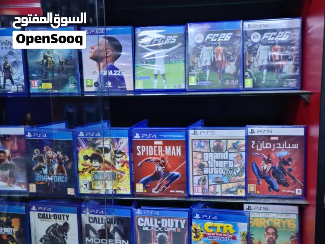 العاب و سيديات بلايستيشن فور و فايف بأفضل لاسعار