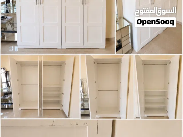 Custom White 4-Door Wardrobe – 2m Wide