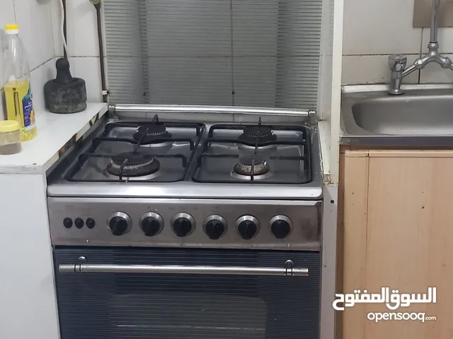 4 burner cooking range set