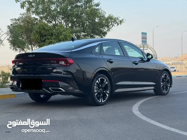 للبيع كيا (K5 GT Line )موديل 2024 اللون اسود  من داخل اسود ممشى السيارة 42 الف كيلو 1/1 بدون بنوراما