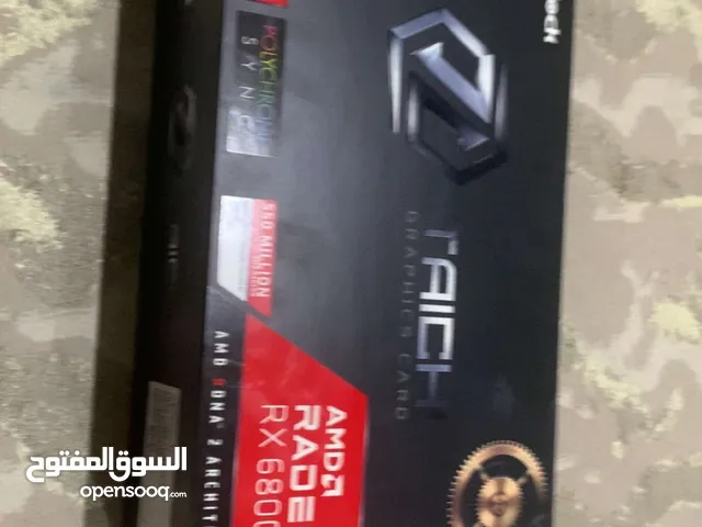 للبيع كرت 6800xt استخدام خفيف مع الكرتون