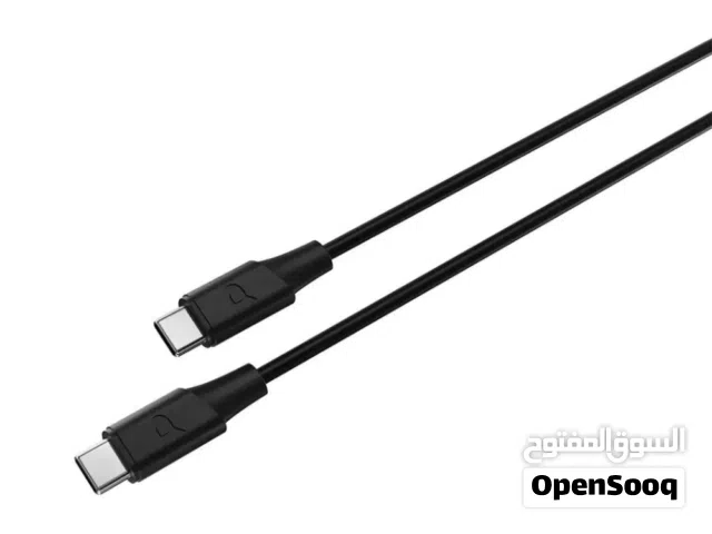 كابل Powerology Power Sync Flex USB-C إلى USB-C PD 20 واط 1.2 متر