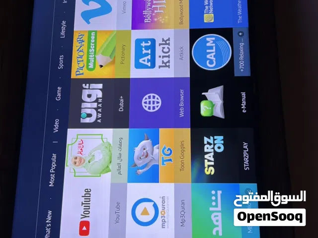شاشة سامسونج نظيفه سمارت