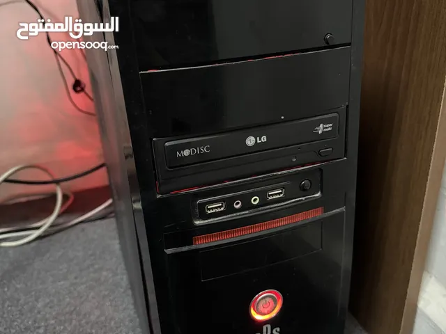 كمبيوتر pc استعمال دراسه العاب افلام مسلسلات   بس اشبك الاسلاك فيه وشغله