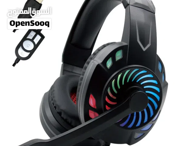 سماعات هيدسيت سلكي للكومبيوتر KOMC KM666 2.1 VIRTUAL SURROUND USB WIRED HEADSET