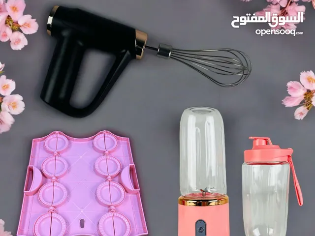 عرض (خلاط شحن+خفاقة+قالب سمبوسة) خفاقة شحن الميزات: تصميم عملي خفيف الوزن محمول باليد وسهل