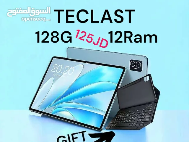 Teclast Tablet 128G 12Ram تاب كيبورد ساعة بقيمة 25 دينار هدية