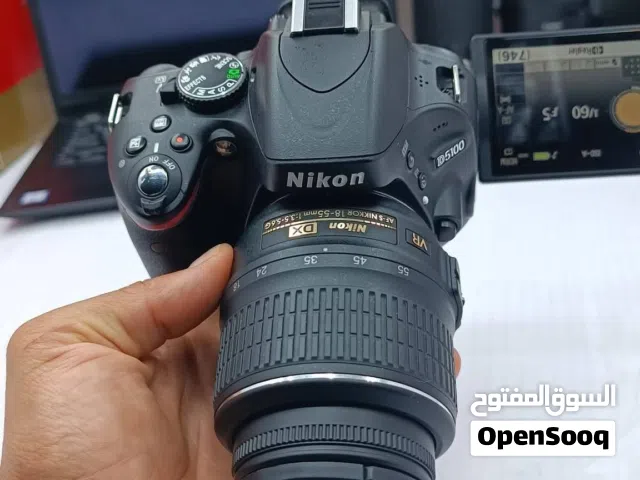 كاميرا nikon 5100d بحالة الوكاله بسعر مغري جدا