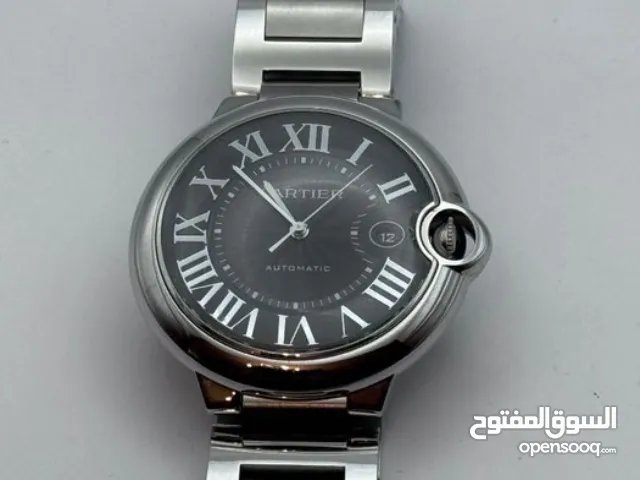 ساعة GALLERY أنيقة (تصميم كارتييه المميز) - زجاج ياقوت Sapphire