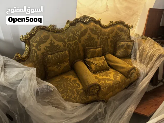 Elegant Gold Plated Original Vintage Couch
