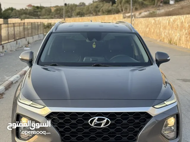 SANTA FE 2019/18 هونداي سنتافي 2019/18 فل إضافات عدا الفتحة سعر حرق حرق كاش طلاء اصلي بلكامل