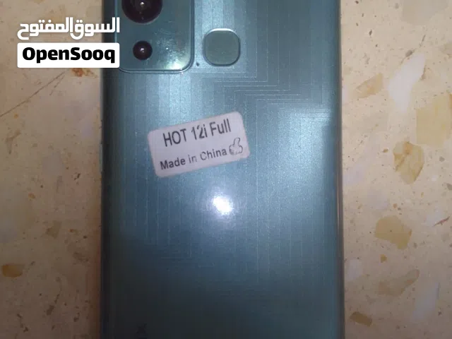 هاتف إنفينيكس هوت 12i مستعمل بحالة ممتازة مع ملحقات فضي 64 جيجابايت