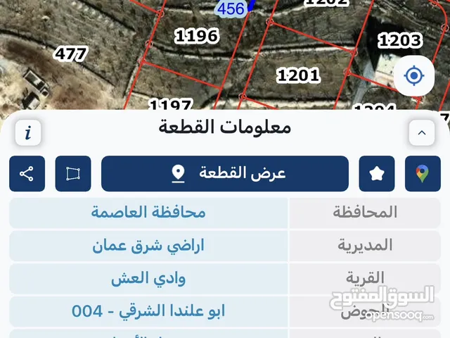 Industrial Land for Sale in Amman Wadi Al-Eish